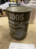 USGI Military Jet Engine Oil 1 QT 1955 MIL SPEC Vintage Oil Can Full Collectible