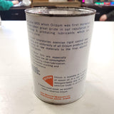 NOS Vtg Oilzum 70wt Motor Oil Can Great Graphics full QT Harley Motorcycle Graph