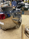Wrap Around Harley Panhead Shovelhead chopper Chrome Oil Tank Rigid Custom Paugh
