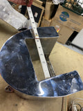 Wrap Around Harley Panhead Shovelhead chopper Chrome Oil Tank Rigid Custom Paugh