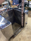 Wrap Around Harley Panhead Shovelhead chopper Chrome Oil Tank Rigid Custom Paugh