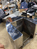 Wrap Around Harley Panhead Shovelhead chopper Chrome Oil Tank Rigid Custom Paugh