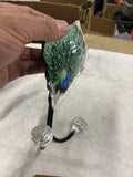 Acrylic Peacock Wall Hook by Pier 1 – Colorful Home Decor crystal-style end knob
