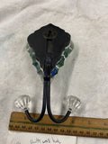 Acrylic Peacock Wall Hook by Pier 1 – Colorful Home Decor crystal-style end knob