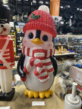 32" Lighted Christmas Blow Mold Penguin Decoration Holiday Display Chillie Willy