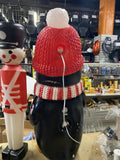 32" Lighted Christmas Blow Mold Penguin Decoration Holiday Display Chillie Willy