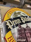 19" Pennsylvania Penn Pilsner Embossed Metal Sign - Beer Brewery Decor Advertisi