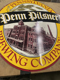 19" Pennsylvania Penn Pilsner Embossed Metal Sign - Beer Brewery Decor Advertisi