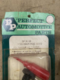 Perfect Auto Parts DP-36 UB Flex Drain Plug Kit Vtg Orig Display 1/2 Oversize