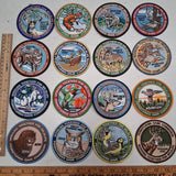 Lot of 16 Vintage Pennsylvania Game Commission WTFW Patches. Includes 1989-2023.
