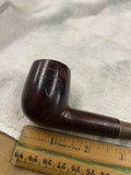 Unbranded Vintage Briar Tobacco Smoking Pipe Bent Stem #12