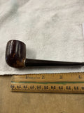 Vintage Briar Tobacco Smoking Pipe Bent Billiard Style Brewster Imported? Estate
