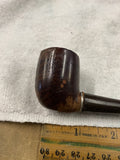 Vintage Briar Tobacco Smoking Pipe Bent Billiard Style Brewster Imported? Estate