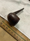 Vintage Briar Tobacco Smoking Pipe Bent Billiard Style Brewster Imported? Estate