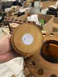 Decc Decatur Walnut Tobacco Humidor Canister Smoking Pipe Stand Rack 16 Pipe Vtg