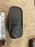 1900 Vtg PLUMBERS LARD OIL Can Metal Lube Cleveland National Refining co Antique
