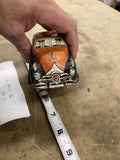 Vintage 1940s Litho Police Friction Windup Tin Toy Car Lupo Metal no. 7 USA NY