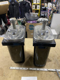 Pair Hall Vintage Porcelain Soda Jerk Fountain Dispensers Pumps Syrup Ice Cream