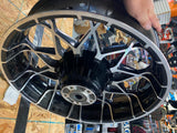 Harley Black Cut 18" Rear Prodigy Wheel 09^Street  Road Glide Ultra FLH Touring