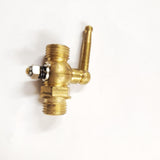 Vtg Brass 1/4" x 1/4" Thread Fuel Petcock Outlet PT-57 Harley Motorcycle Japan