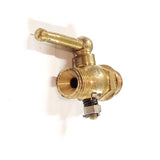 Vtg Brass 1/4" x 1/4" Thread Fuel Petcock Outlet PT-57 Harley Motorcycle Japan