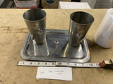 Famous 1966 Monte Carlo Rally Trophy Sports Metal Cup Tray set Race Car Reanult!