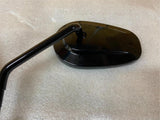 Black Factory Replacement Mirrors Harley Softail Sportster Dyna Touring FLH PR!