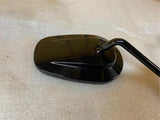 Black Factory Replacement Mirrors Harley Softail Sportster Dyna Touring FLH PR!