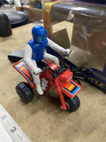 Vintage 1985 Soma RC Remote Control ATV Quad Rider Toy Honda Trike Radio 250r