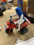 Vintage 1985 Soma RC Remote Control ATV Quad Rider Toy Honda Trike Radio 250r