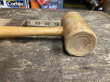 Vintage Garland Rawhide Leather Mallet Hammer Craftstman tool Jeweler Machinist