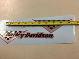 Harley Racing Decal Stickers Road King Sportster Dyna FXR Red Silver Black Check