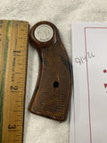 Vintage Rossi Revolver Left Grip - Checkered Brown Plastic Small Frame model 88