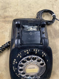 Vintage Leich Electric Monophone Rotary Telephone NB802-C54 Black Prop phone