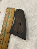 Smith & Wesson M&P Vintage right Grip Diamond Wood Pre-WWII Revolver Part Panel