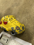 Vintage 1970 Scuttle Bug Diecast Hallmark Car, Yellow Volkswagen Toy