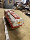 Vintage 1950s Shell Gasoline Tin Toy Tanker Truck Friction Litho Japan  Marushin
