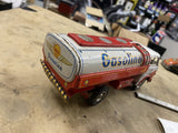 Vintage 1950s Shell Gasoline Tin Toy Tanker Truck Friction Litho Japan  Marushin