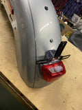 New T/o  Rear Fender Harley Sportster 2004^ Silver Blue Pin Factory Paint Custom