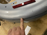 New T/o  Rear Fender Harley Sportster 2004^ Silver Blue Pin Factory Paint Custom