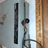 Vintage Quick-Elec 110V Electric Soldering Machine with Foot Control, As-Is