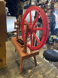 Vintage 1961 Remco Little Red Spinning Wheel Toy with Original Box Educational