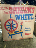 Vintage 1961 Remco Little Red Spinning Wheel Toy with Original Box Educational
