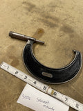 Starrett 3-4 Inch Micrometer #436 Precision Tool Machinist Mechanic Vtg USA