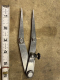 Vtg 6" Starrett 1901 Lock-Joint Hermaphrodite Calipers -machinist tools mechanic