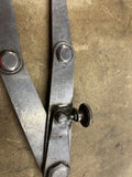 Vtg 6" Starrett 1901 Lock-Joint Hermaphrodite Calipers -machinist tools mechanic