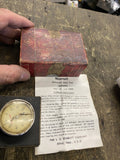 USA Vtg Starrett Dial Test Indicator No. 196B Clamp Machinist Tools orig box