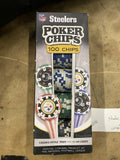 Pittsburgh Steelers 100pc Poker Chip Set - 11.5g Casino Style Football Fan