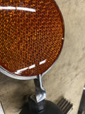 Stratolite Amber Red Reflector Suction Cup Hot Rod Man Cave Classic Car truck