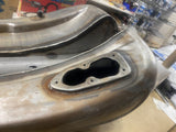 Custom 4 Gallon 2" Stretched Gas Fuel Tank EFI Harley Sportster 883 1200 07^ Ind